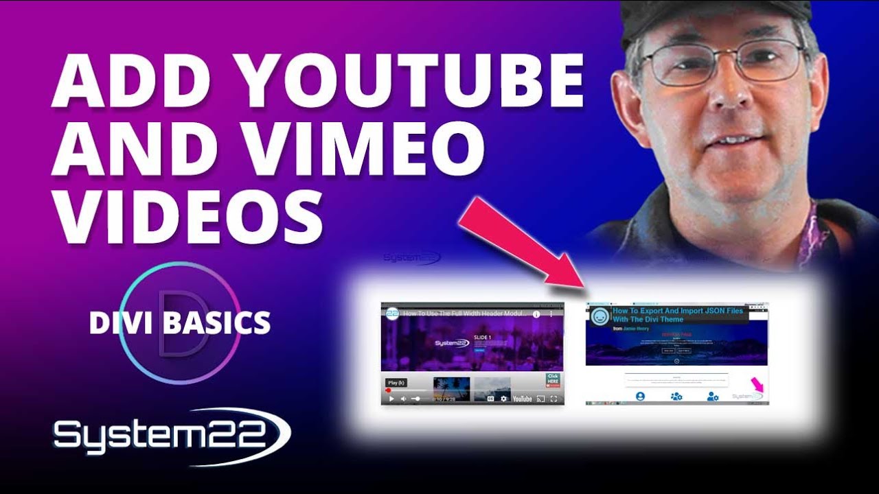 How To Add A Youtube Or Vimeo Video With The Divi Theme  - YouTube