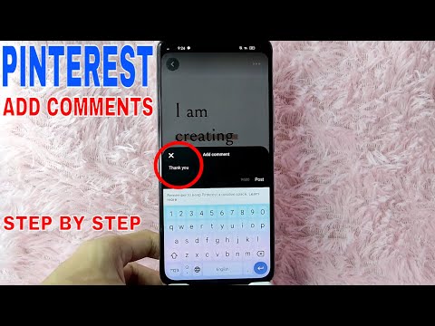✓ How To Add Comments In Pinterest  - YouTube