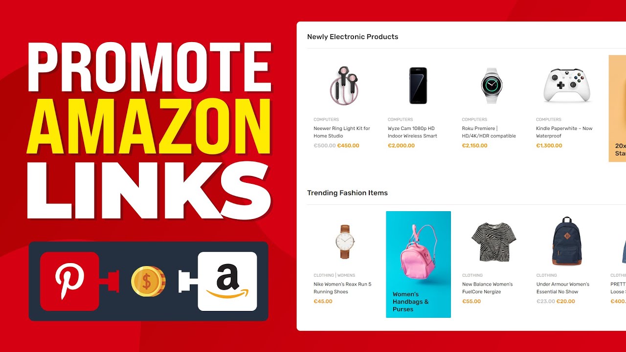 How To Promote Amazon Affiliate Links On Pinterest (2023) Tutorial For Beginner - YouTube