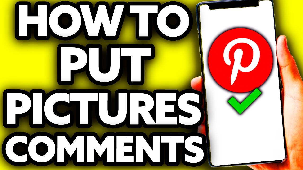 How To Put Pictures on Pinterest Comments - YouTube