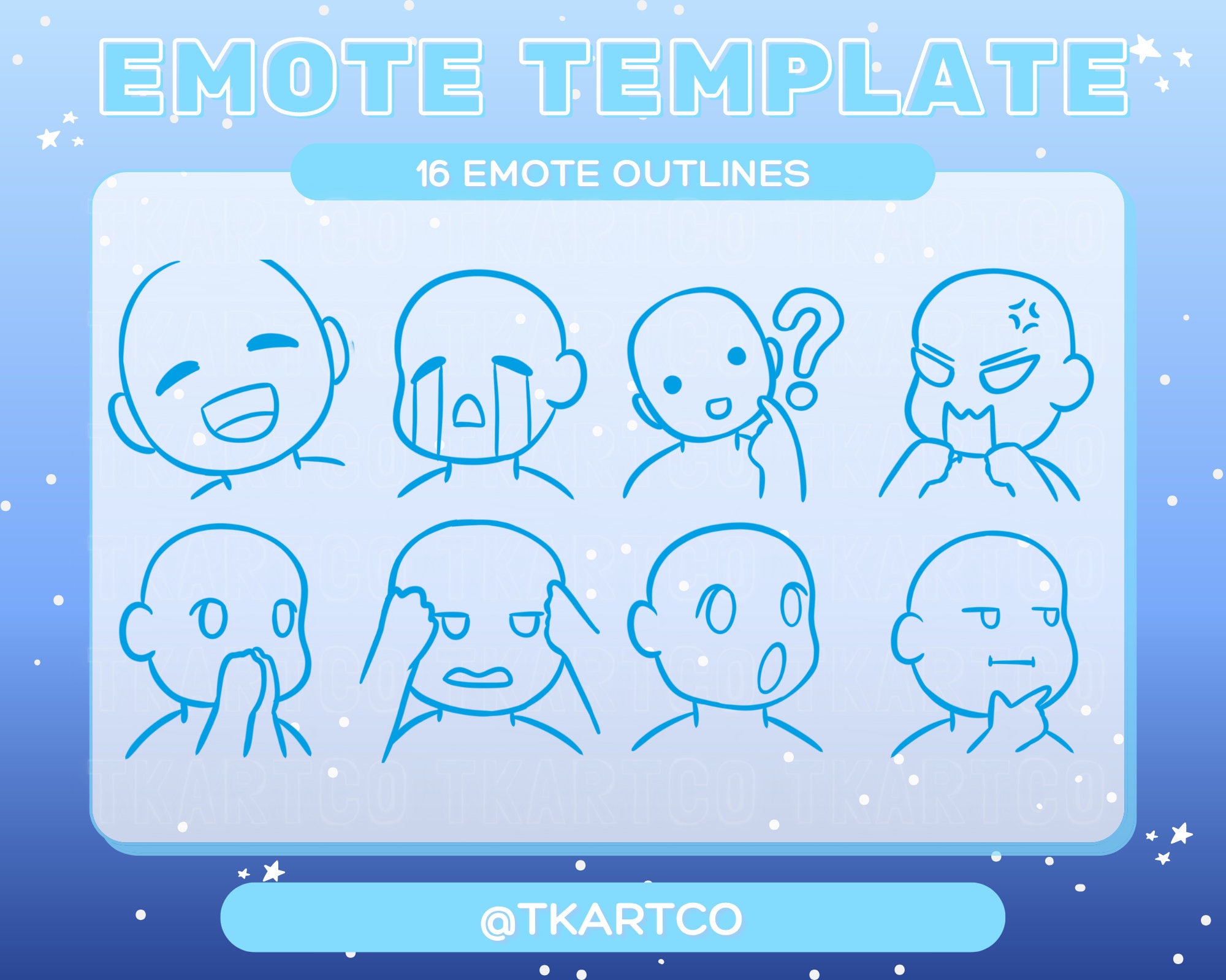 Twitch Emotes Guide - Etsy