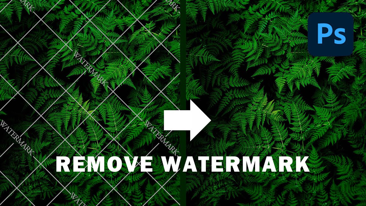 2 Easy Ways to Remove Watermark in Photoshop CC 2020 - YouTube