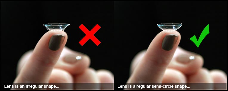 Contact lens help guide How to put contact lenses in