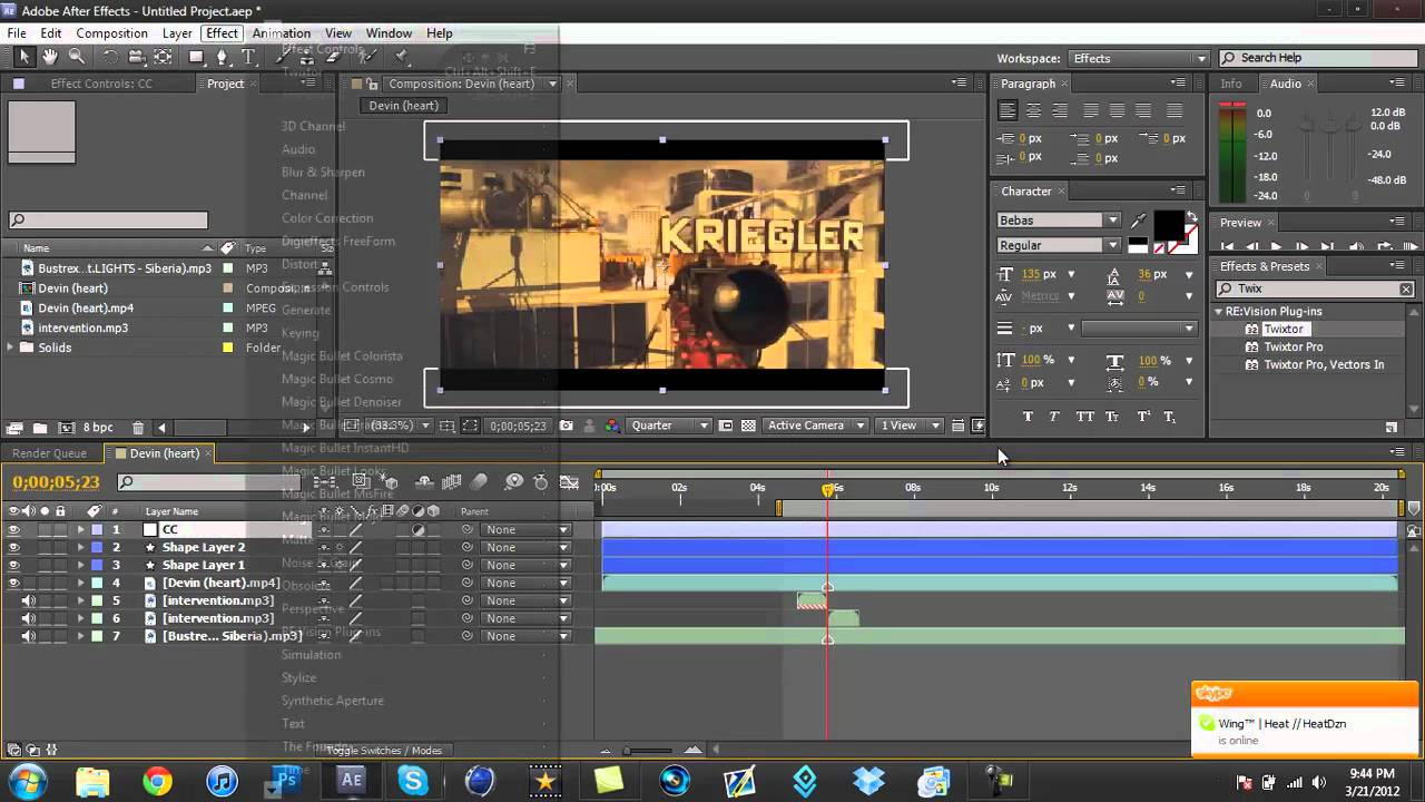 After Effects Tutorial Basic Editing YouTube