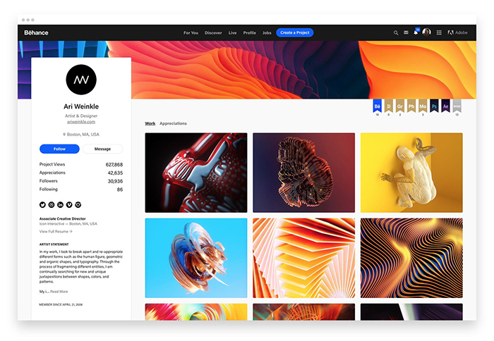 Adobe gives Behance a facelift with improved profile and project pages