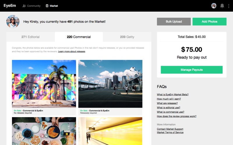 13M users on EyeEm launches a marketplace to let you turn your photos