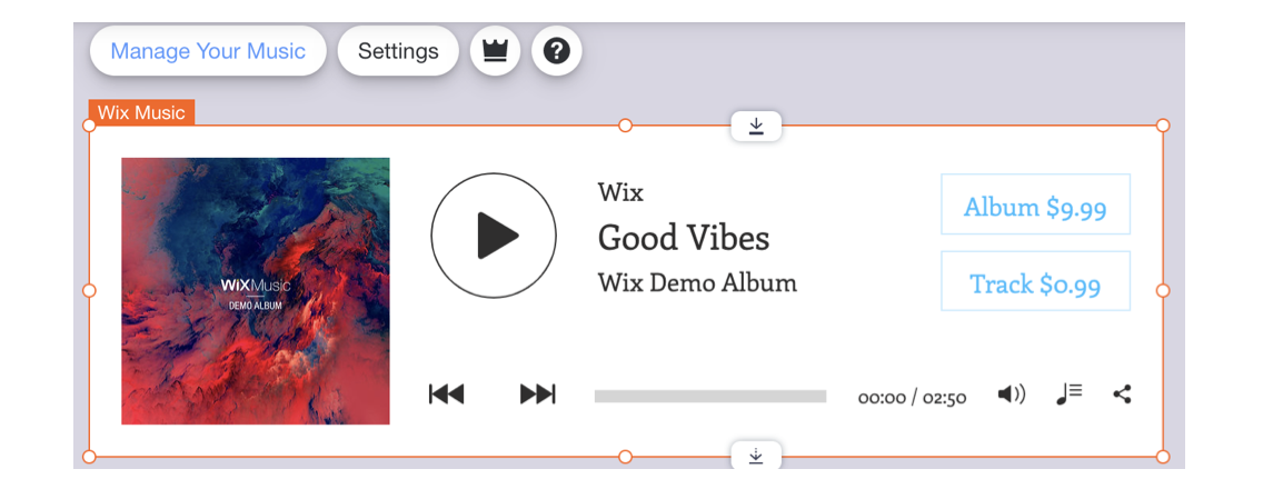 Wix Music Adding and Setting up Wix Music Help Center Wixcom