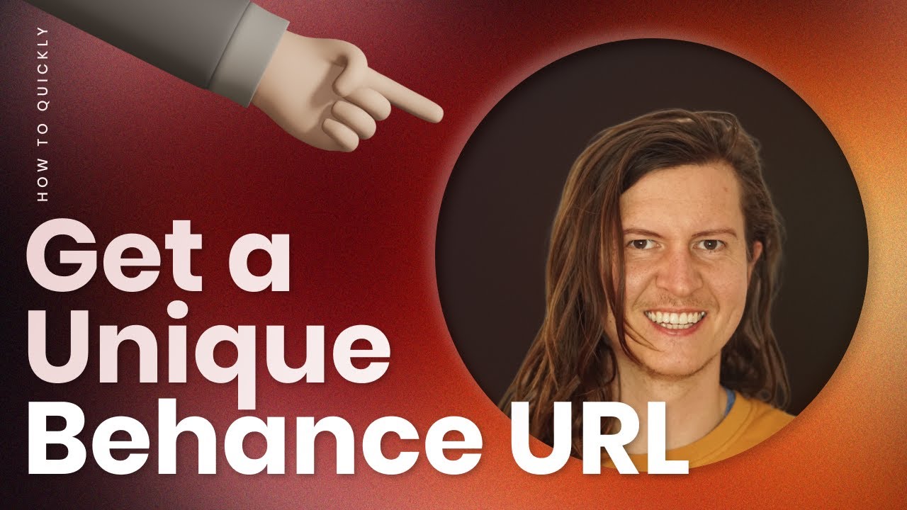 How to Get A Custom Behance Profile url in 10 seconds Get Your Unique