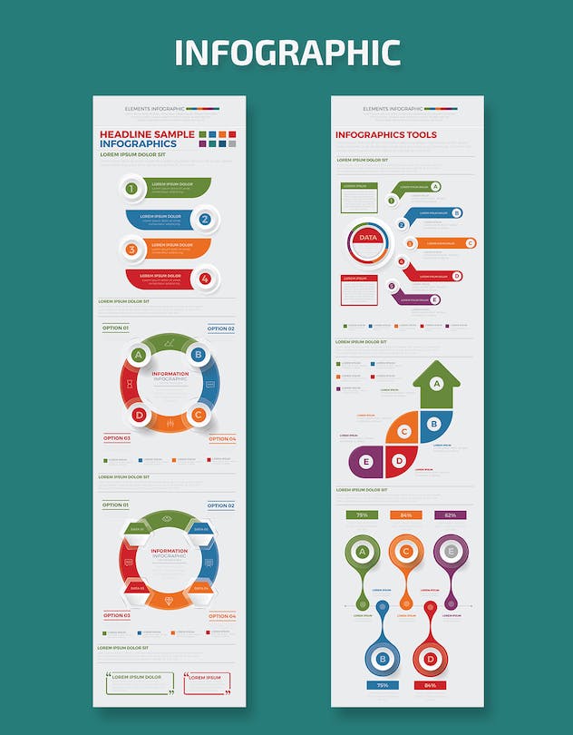 fourth preview of 'Premium Infographics Elements  Free Download'