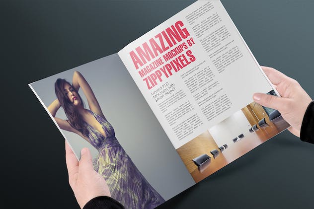 fourth preview of 'Premium Magazine Mockups  Free Download'