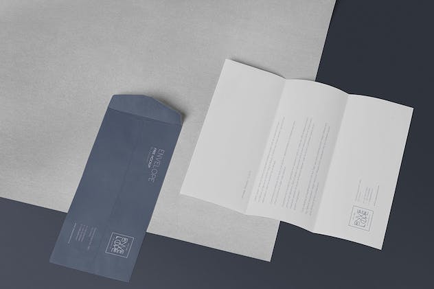 second preview of 'Premium 5 Envelope Letter Mockups  Free Download'