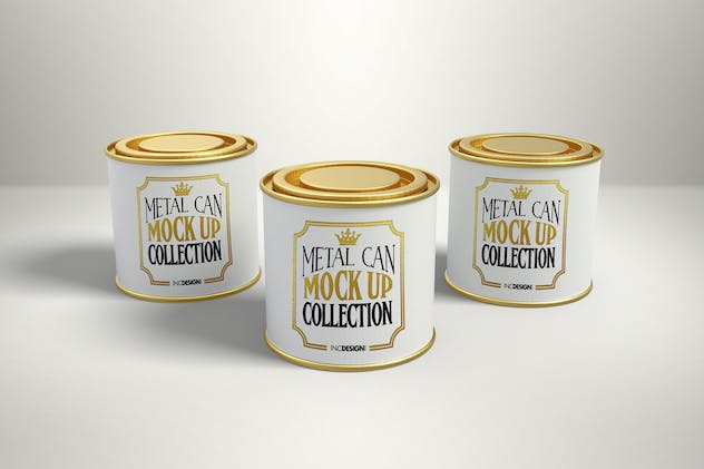 third preview of 'Premium Vol 2 Metal Can Mockup Collection  Free Download'