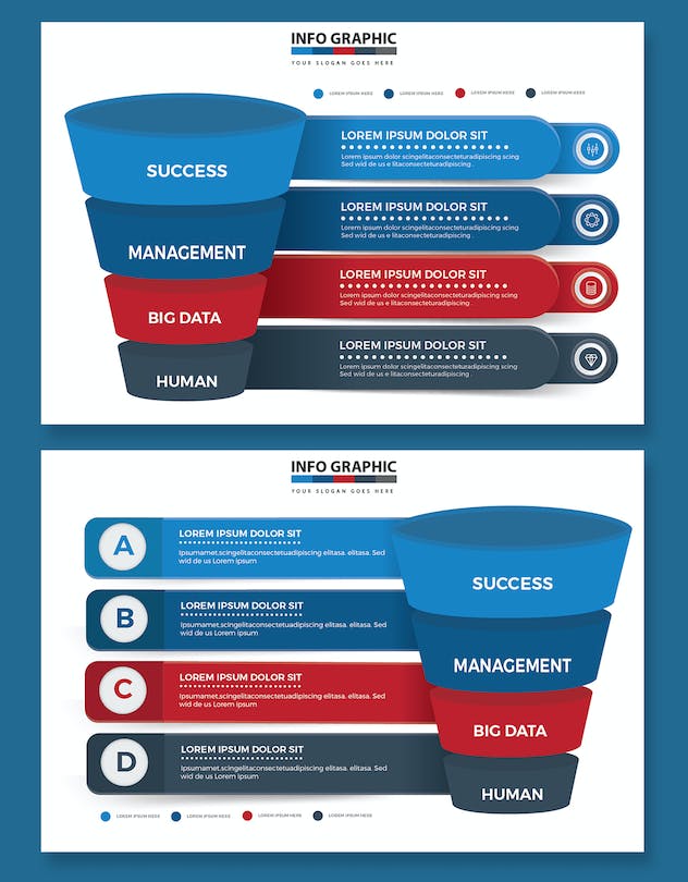fourth preview of 'Premium Funnel Infographics  Free Download'