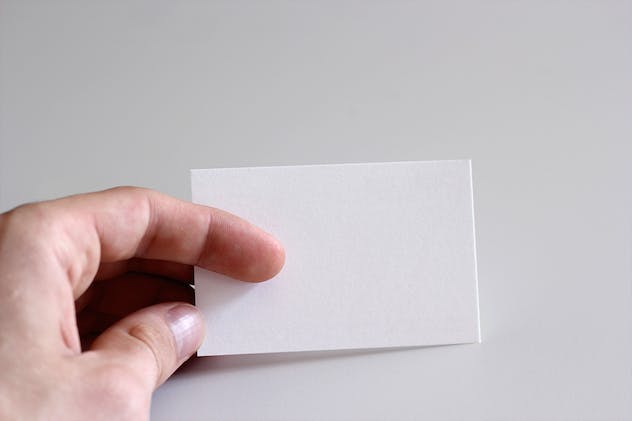 second preview of 'Premium Realistic Business Card Mockups for EU Size  Free Download'