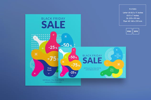 third preview of 'Premium Black Friday Sale Flyer and Poster Template  Free Download'