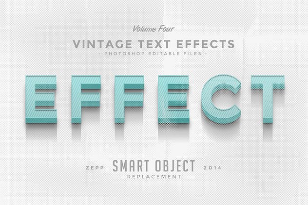 second preview of 'Premium Vintage Text Effects Vol. 4  Free Download'