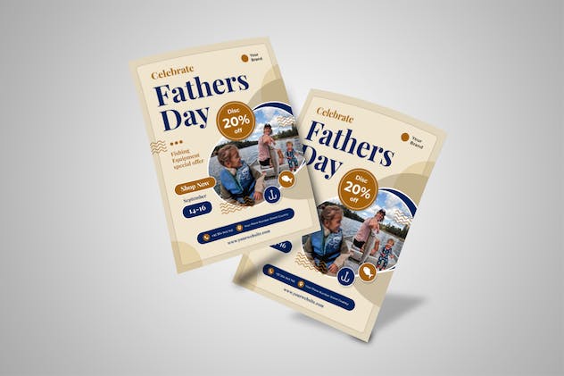 third preview of 'Fathers Day Flyer  Free Download'