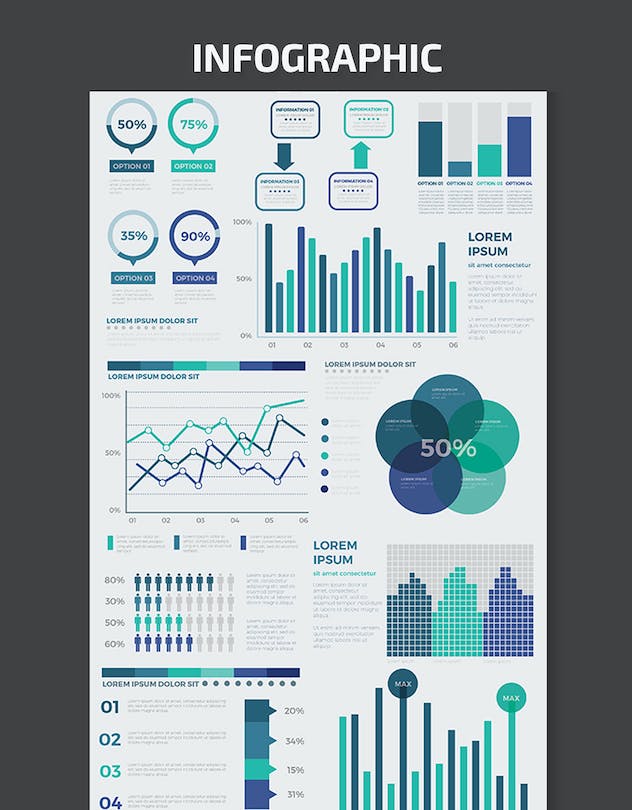 second preview of 'Premium Infographic Flat Elements Design  Free Download'