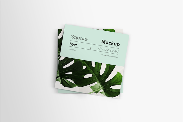 second preview of 'Premium Square Flyer Mockup  Free Download'