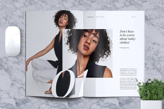 second preview of 'Premium  La Facon Fashion Magazine   Free Download'