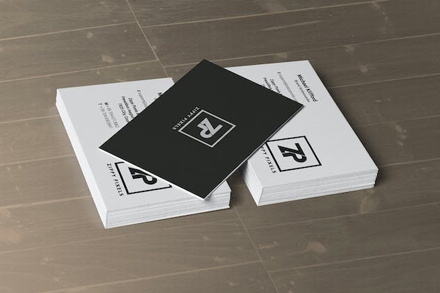 second preview of 'Premium 5 Business Card Mockups  Free Download'