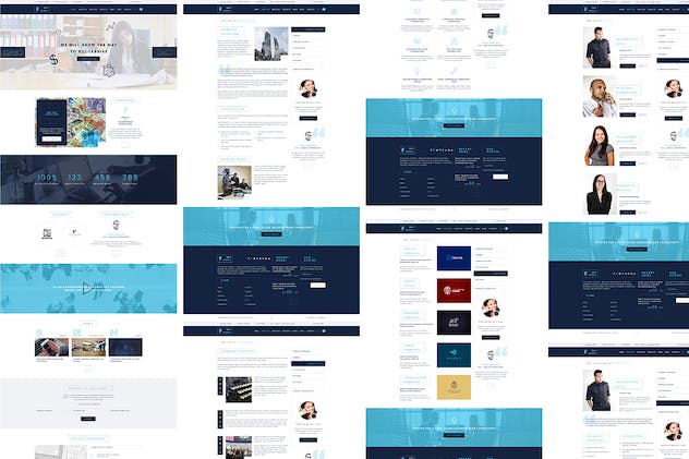 third preview of 'Premium Financeness Business and Finance PSD Template  Free Download'