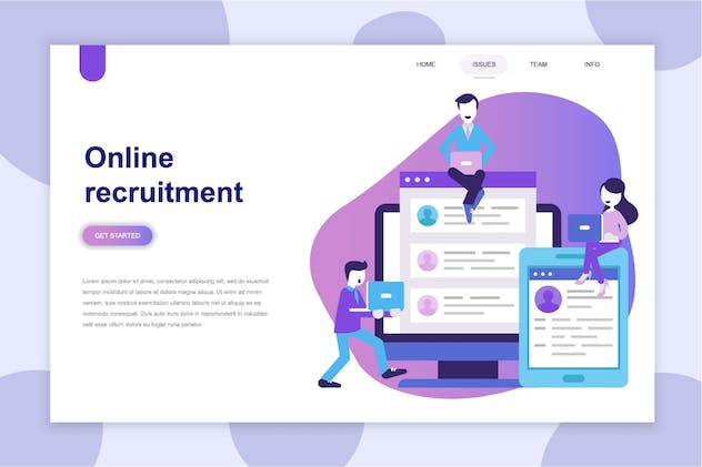 fourth preview of 'Premium Landing Page Templates  Free Download'