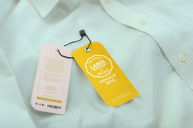 second preview of 'Premium Label Tag Mockups  Free Download'