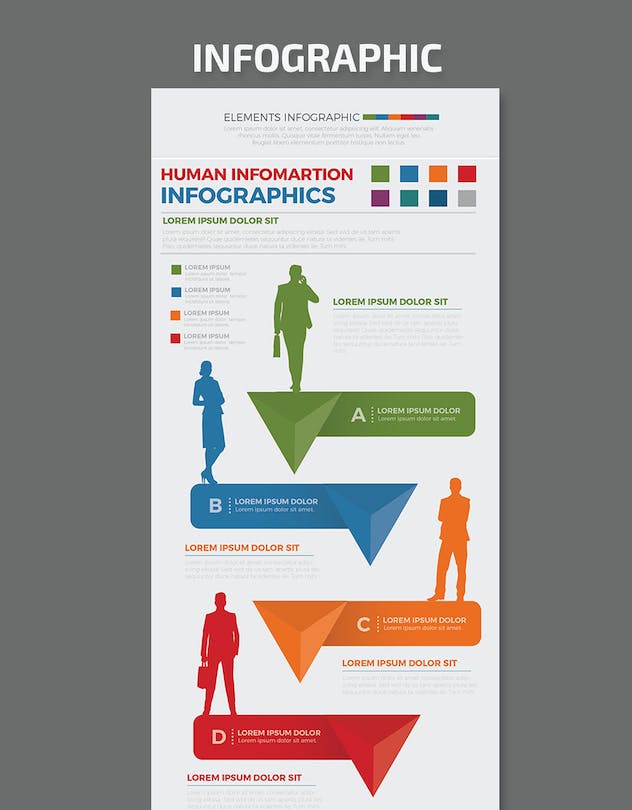fourth preview of 'Premium Infographic Set Design  Free Download'