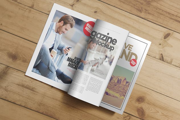 third preview of 'Premium US Letter Size Magazine Mockups  Free Download'