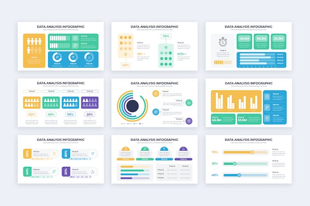 fourth preview of 'Premium Business Data Analysis Illustrator Infographics  Free Download'