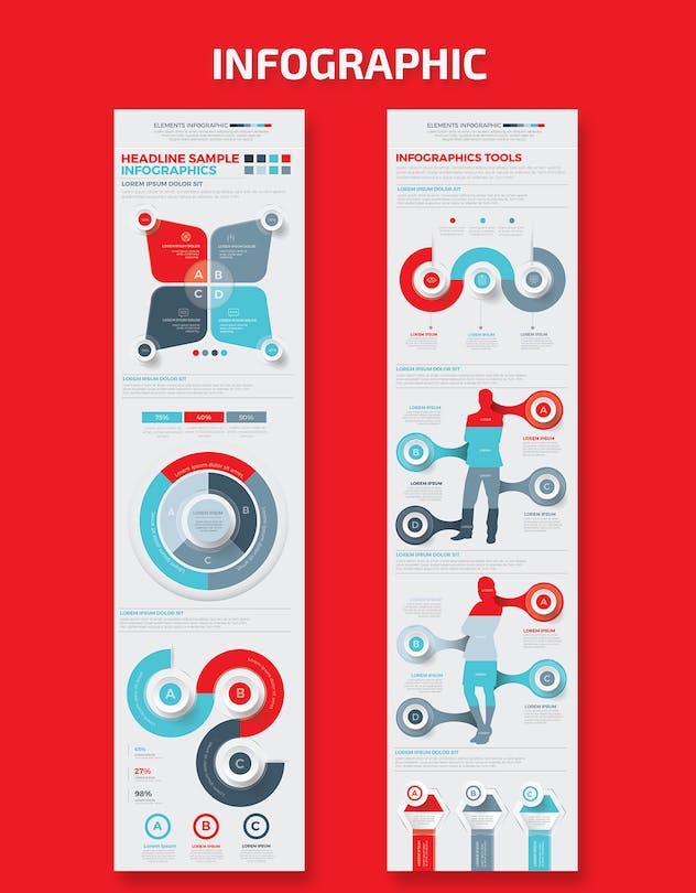 second preview of 'Premium Big Infographics Elements Design   Free Download'