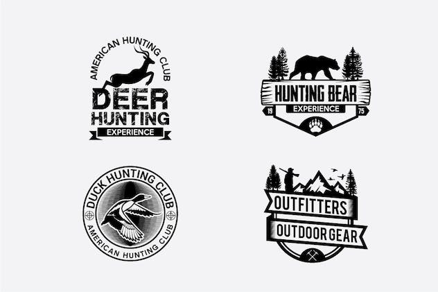 fourth preview of 'Premium Hunting Badges and Logos  Free Download'