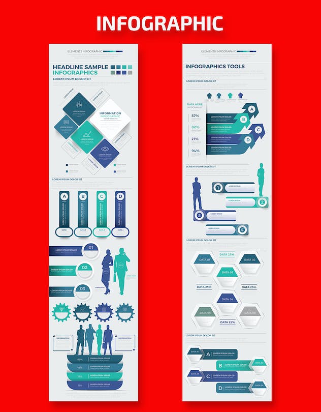 third preview of 'Premium Infographic Elements Template  Free Download'