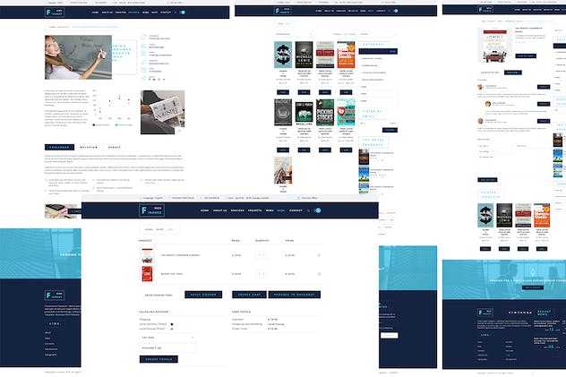 fourth preview of 'Premium Financeness Business and Finance PSD Template  Free Download'