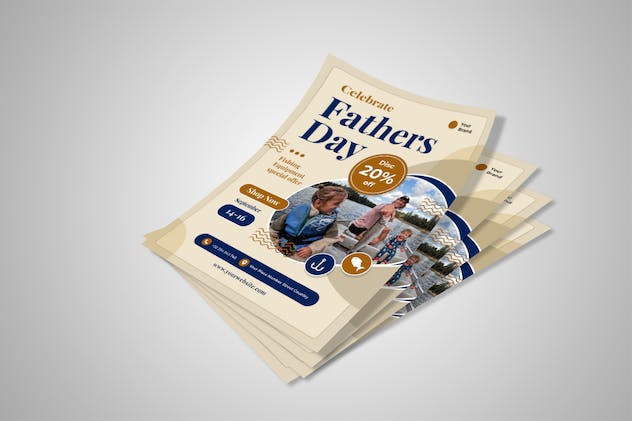 second preview of 'Fathers Day Flyer  Free Download'