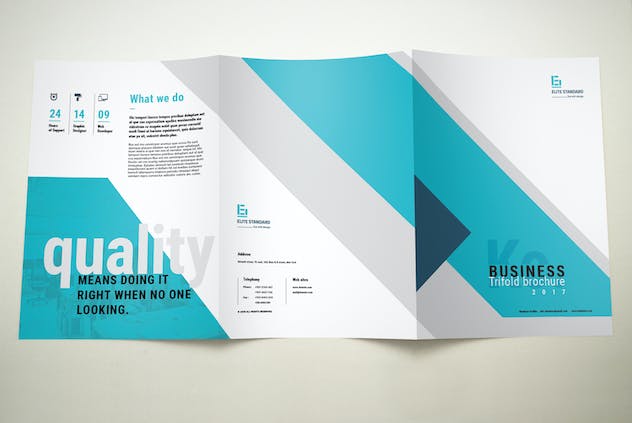 second preview of 'Premium Trifold Brochure A4x3  Free Download'