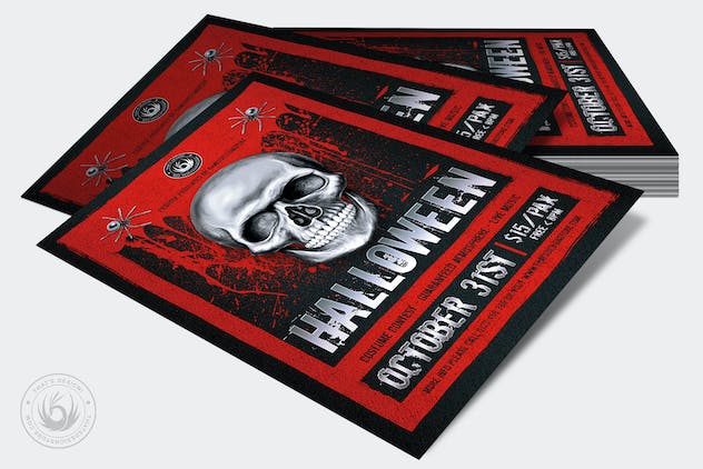 third preview of 'Premium Halloween Flyer Template V23  Free Download'