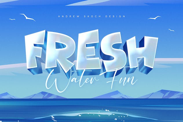second preview of 'Premium Summer Text Effects  Free Download'
