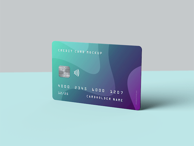 second preview of 'Premium Credit Card Membership Card Mockup  Free Download'
