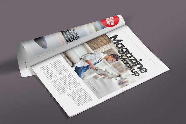 second preview of 'Premium Versatile Magazine Mockups  Free Download'