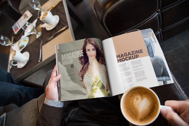 third preview of 'Premium Square Magazine Cover Mockup  Free Download'
