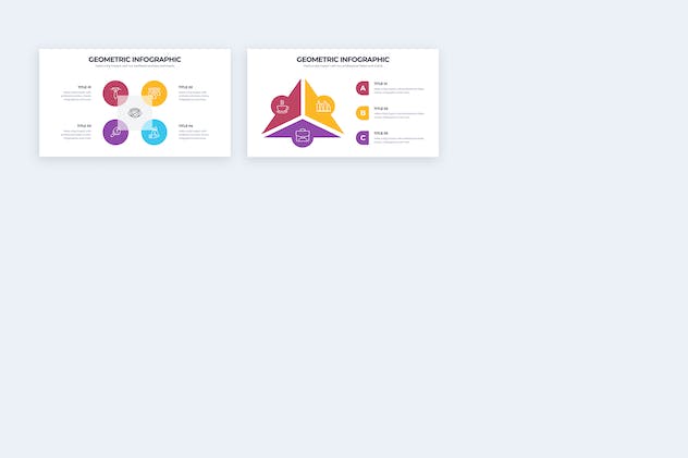 fourth preview of 'Premium Business Geometric Illustrator Infographics  Free Download'