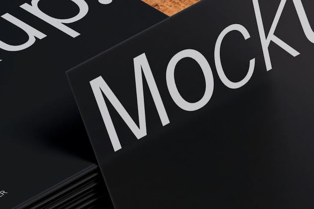 fourth preview of 'Premium Business Card Scene Mockup  Free Download'