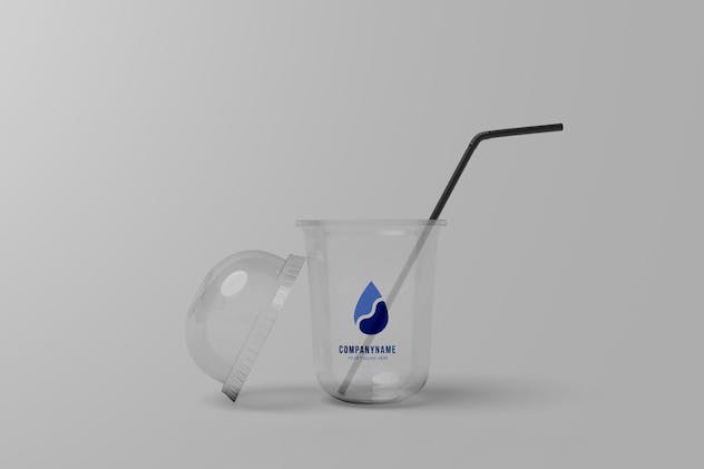 second preview of 'Premium Plastick Cup Packaging Mockup  Free Download'