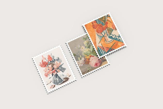 fourth preview of 'Premium Mi Postage Stamp Mockup  Free Download'