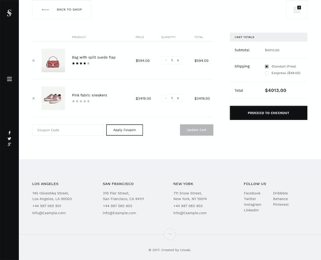 fourth preview of 'Premium Skiboo Modern Minimal Ecommerce PSD Template  Free Download'
