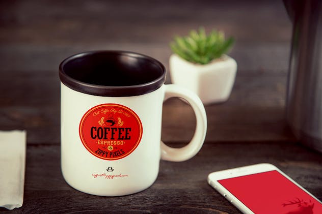 fourth preview of 'Premium Coffee Branding Mockups  Free Download'