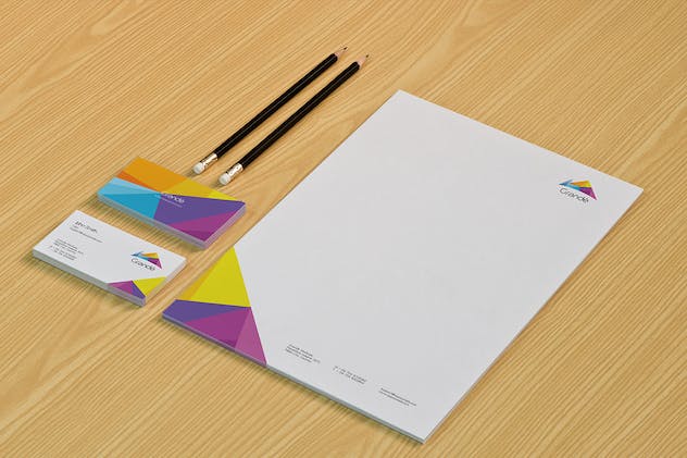 fourth preview of 'Premium Office Stationery Branding Mockups  Free Download'