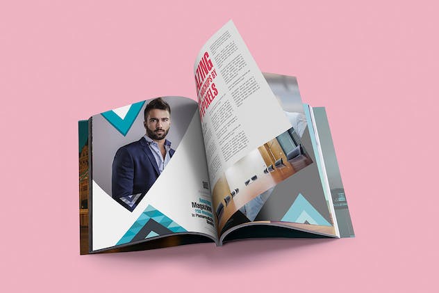 third preview of 'Premium Magazine Spread Mockups  Free Download'